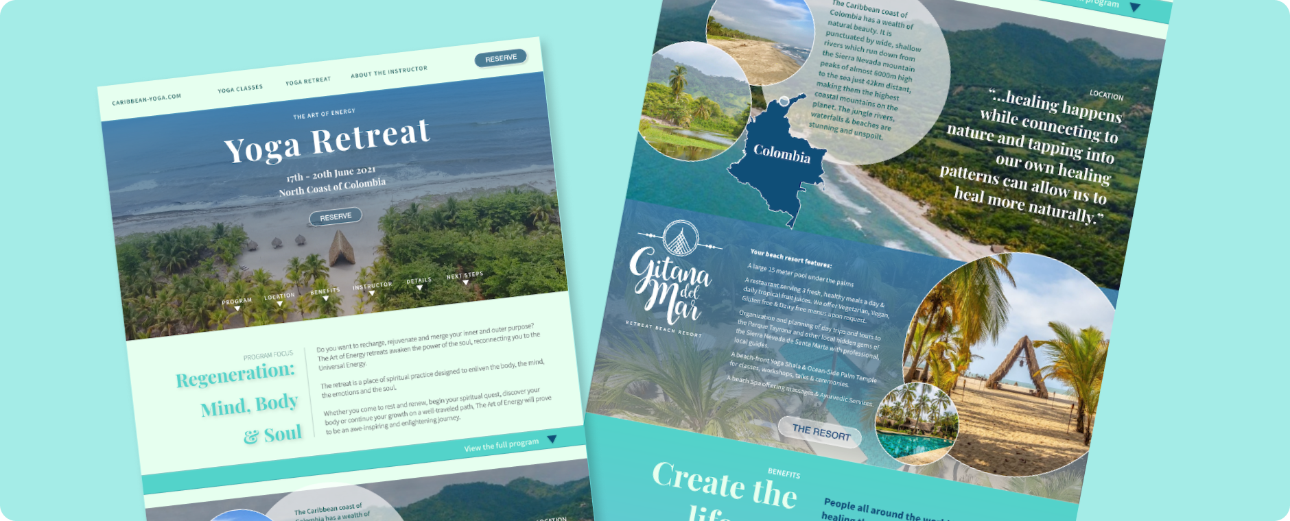 Caribbean Yoga Responsive Site